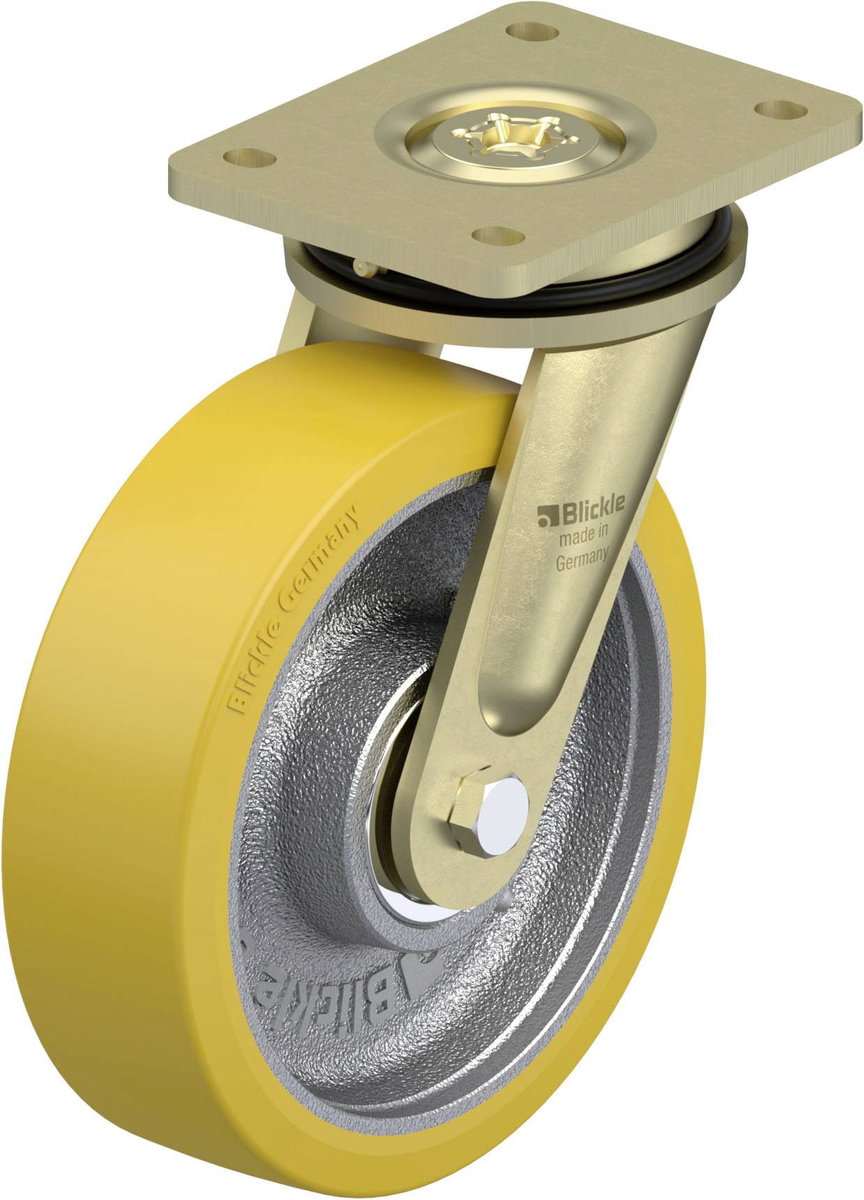 Blickle 936791 LS-GTH 201K Ruota orientabile per carichi pesanti Diametro ruota: 200 mm Capacità di carico (max.): 1400 kg 1 pz.