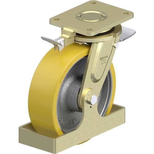 Blickle 845738 LS-GTH 252K-ST-RI4-FS Schwerlast-Lenkrolle Rad-Durchmesser: 250 mm Tragfähigkeit (max.): 1800 kg 1 St.