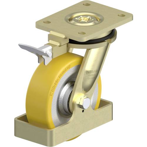 Blickle 843580 LS-SETH 150K-RI4-FS Schwerlast-Lenkrolle Rad-Durchmesser: 150 mm Tragfähigkeit (max.): 650 kg 1 St.