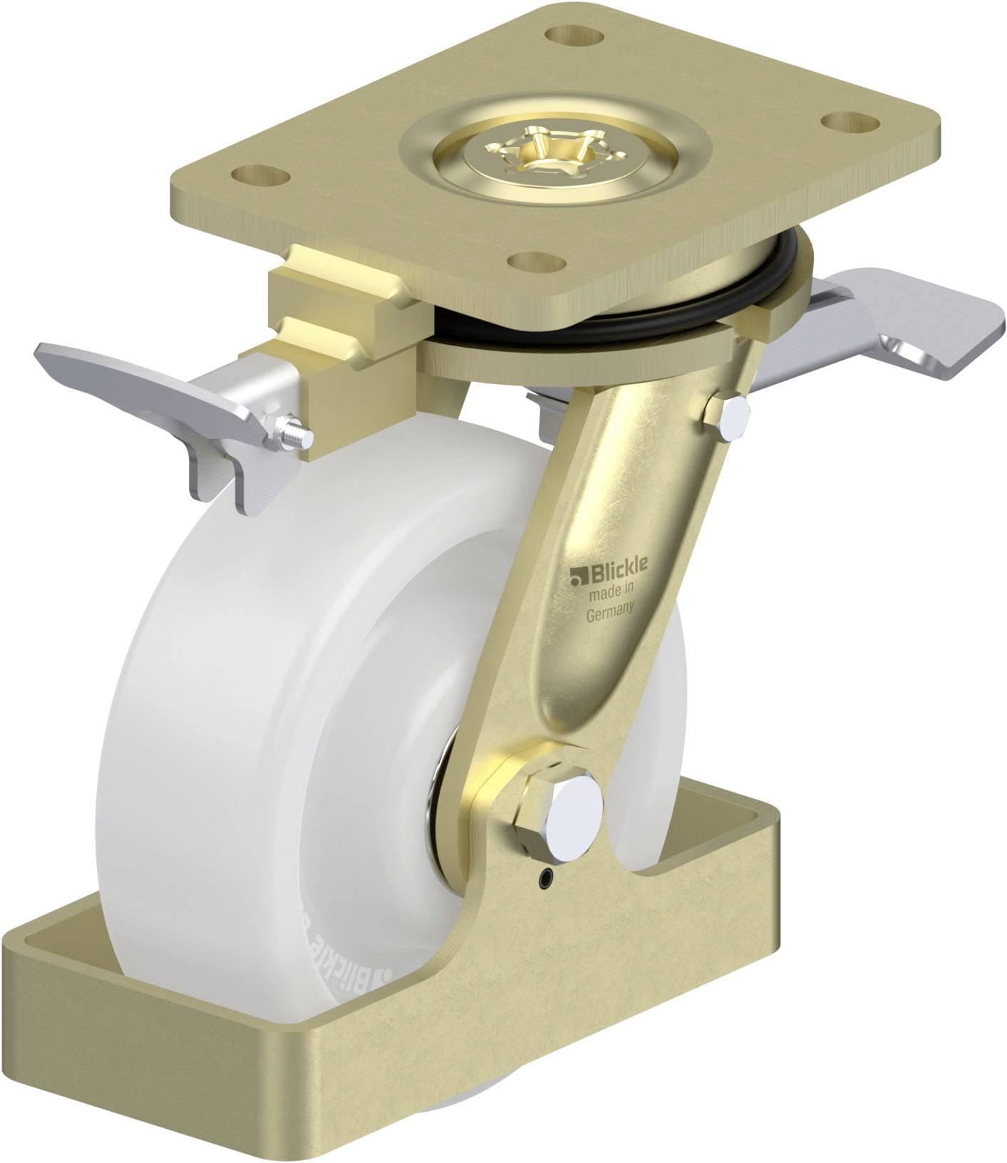 Blickle 911734 LS-SPO 150K-ST-RI4-FS Schwerlast-Lenkrolle Rad-Durchmesser: 150 mm Tragfähigkeit (max.): 800 kg 1 St.