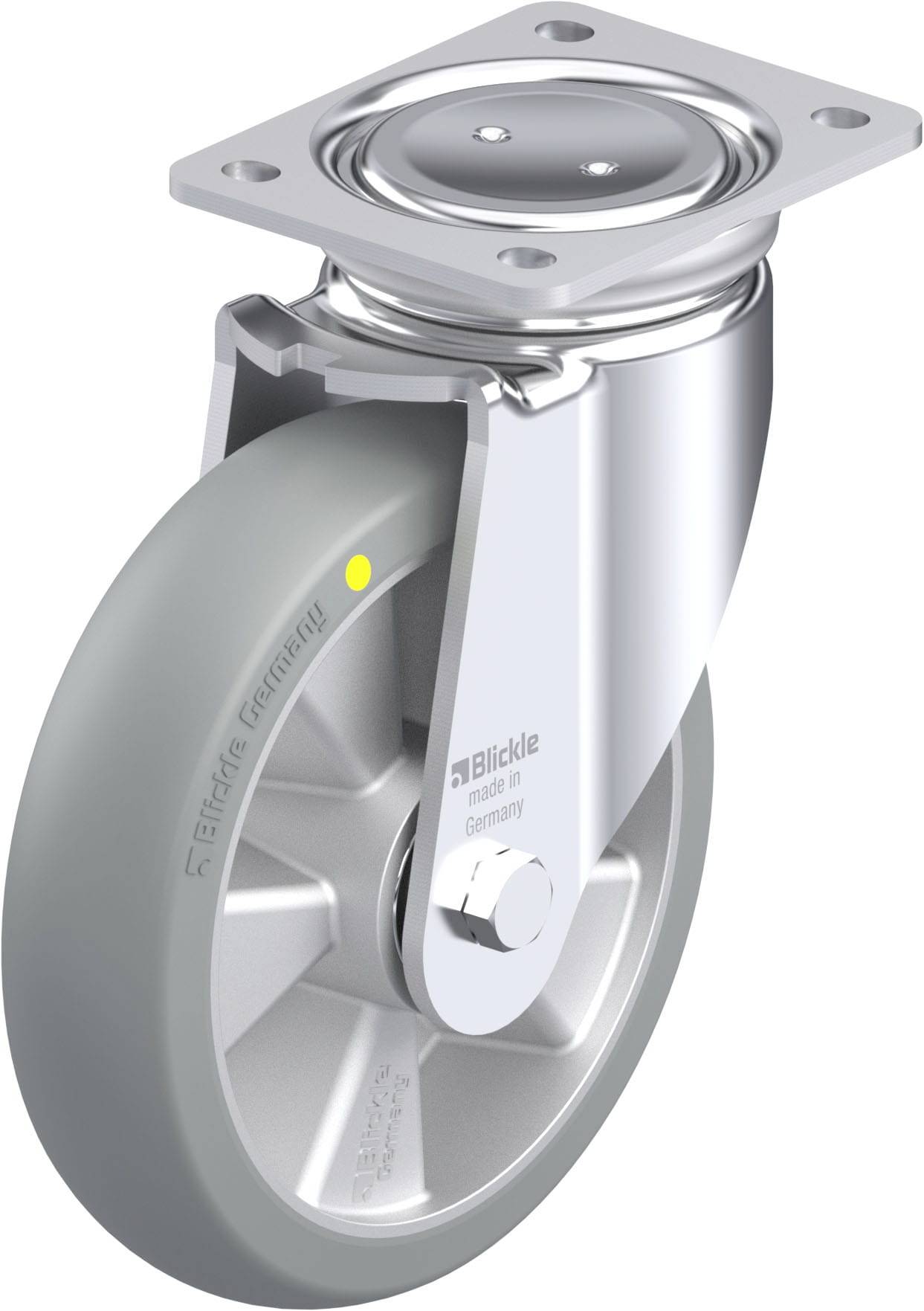 Blickle 936634 LUH-ALTH 200K-AS-CO Stahlblech-Lenkrolle Rad-Durchmesser: 200 mm Tragfähigkeit (max.): 800 kg 1 St.