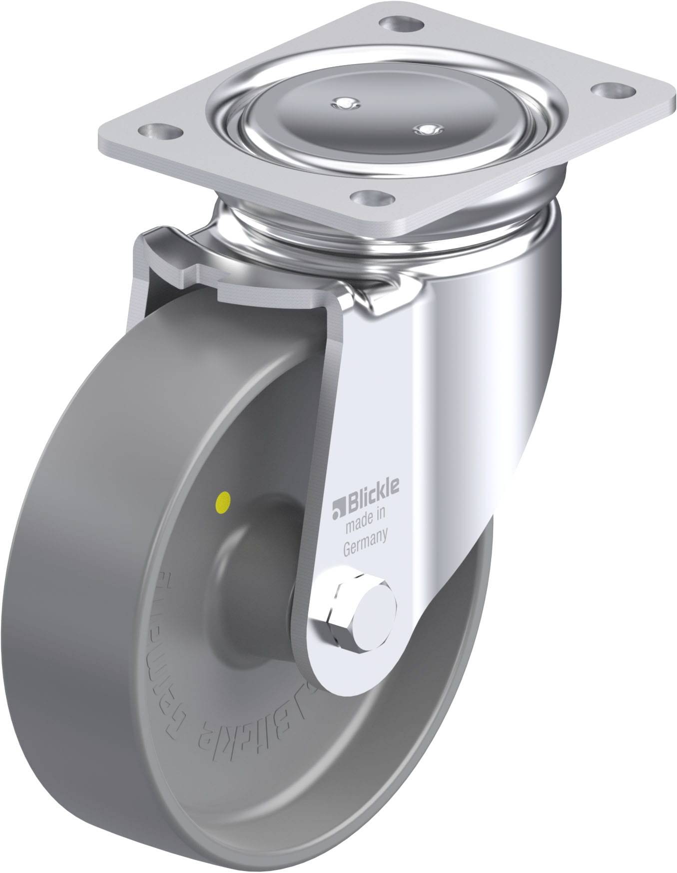 Blickle 936963 LUH-PO 160G-ELS Stahlblech-Lenkrolle Rad-Durchmesser: 160 mm Tragfähigkeit (max.): 450 kg 1 St.