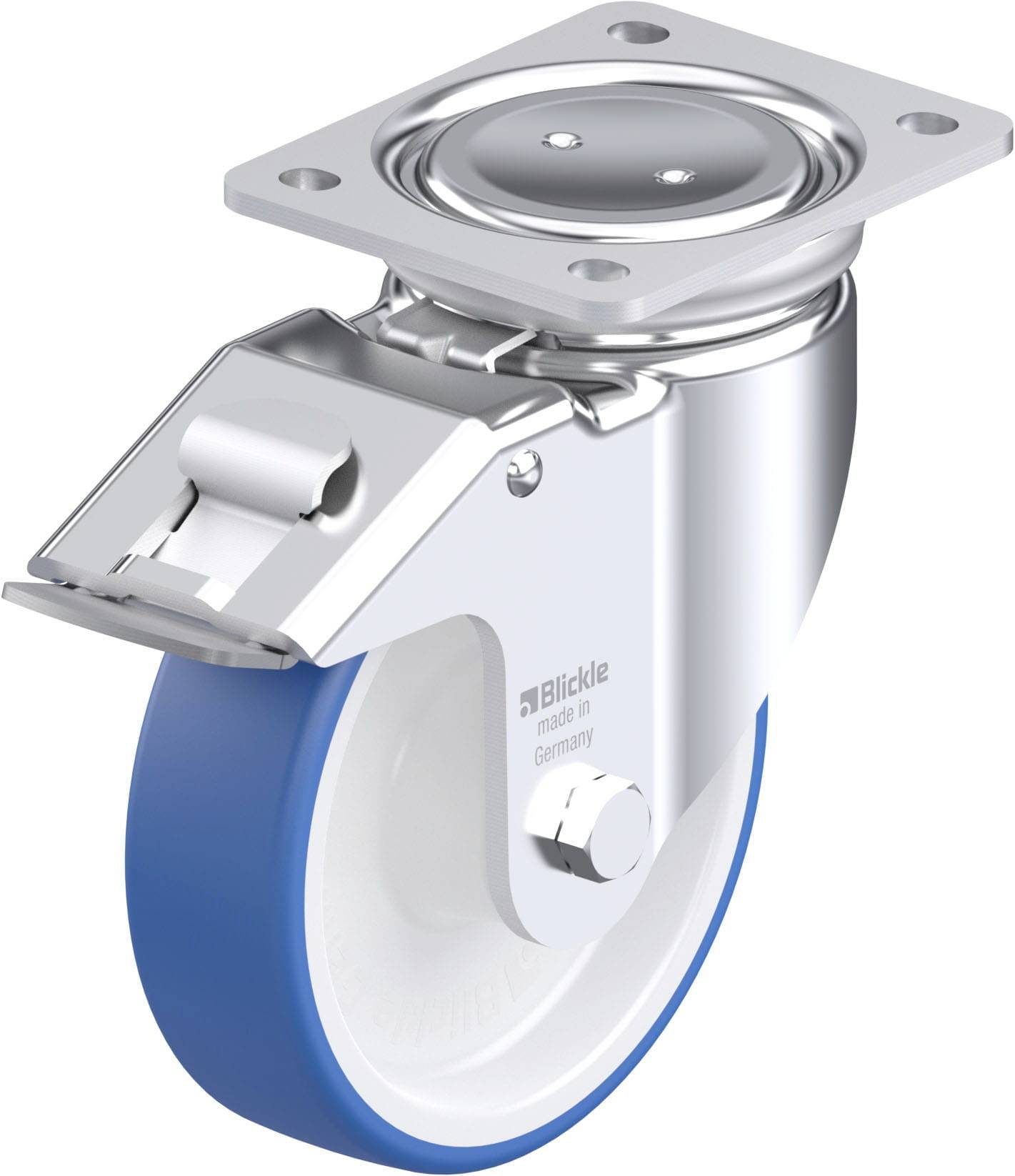 Blickle 948160 LUH-POTHS 160XR-FI Stahlblech-Lenkrolle Rad-Durchmesser: 160 mm Tragfähigkeit (max.): 400 kg 1 St.