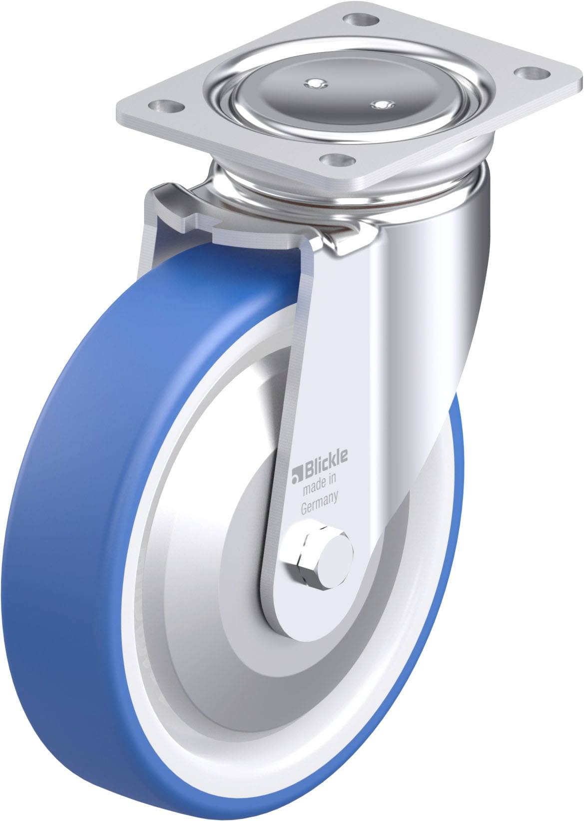 Blickle 938115 LUH-POTHS 200R-FA Stahlblech-Lenkrolle Rad-Durchmesser: 200 mm Tragfähigkeit (max.): 550 kg 1 St.