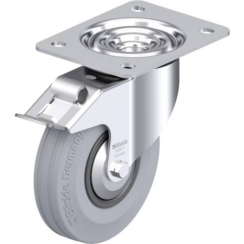 Thumbnail - Blickle 749522 L-VPP 140G-FI-SG-FA Stahlblech-Lenkrolle Rad-Durchmesser: 140 mm Tragfähigkeit (max.): 115 kg 1 St.
