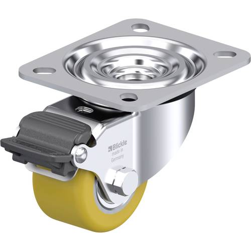 Thumbnail - Blickle 937381 L-VSTH 60K-RA Stahlblech-Lenkrolle Rad-Durchmesser: 60 mm Tragfähigkeit (max.): 200 kg 1 St.