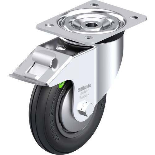 Thumbnail - Blickle 849944 L-VWPP 160R-FI-FA Stahlblech-Lenkrolle Rad-Durchmesser: 160 mm Tragfähigkeit (max.): 70 kg 1 St.