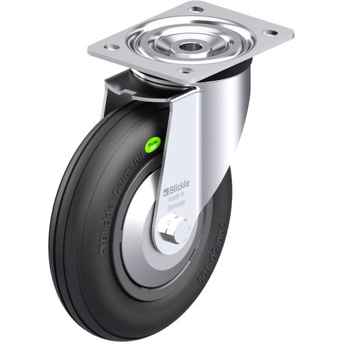 Blickle 849965 L-VWPP 200R-FA Stahlblech-Lenkrolle Rad-Durchmesser: 200 mm Tragfähigkeit (max.): 100 kg 1 St.