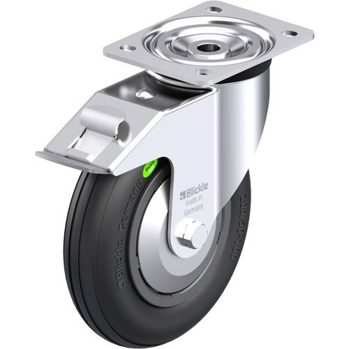 Blickle 849958 L-VWPP 200R-FI-FA Stahlblech-Lenkrolle Rad-Durchmesser: 200 mm Tragfähigkeit (max.): 100 kg 1 St.