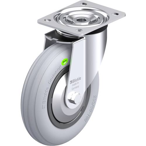 Blickle 849964 L-VWPP 200R-SG-FA Stahlblech-Lenkrolle Rad-Durchmesser: 200 mm Tragfähigkeit (max.): 100 kg 1 St.