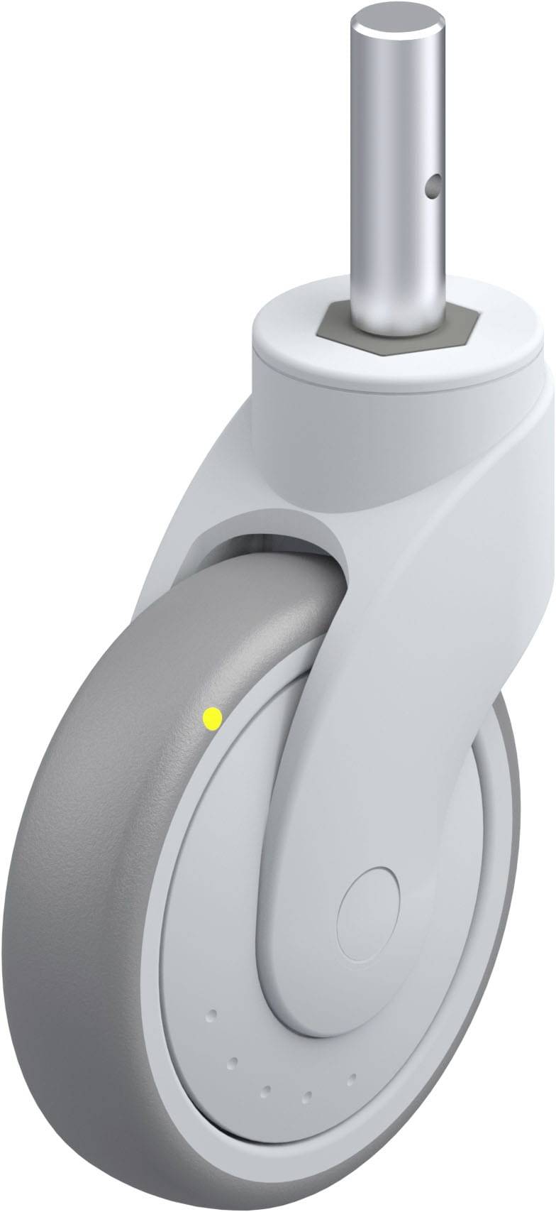 Blickle 751614 LWGE-TPA 126KF-ELS-ZA51 Kunststoff-Lenkrolle Rad-Durchmesser: 125 mm Tragfähigkeit (max.): 80 kg 1 St.