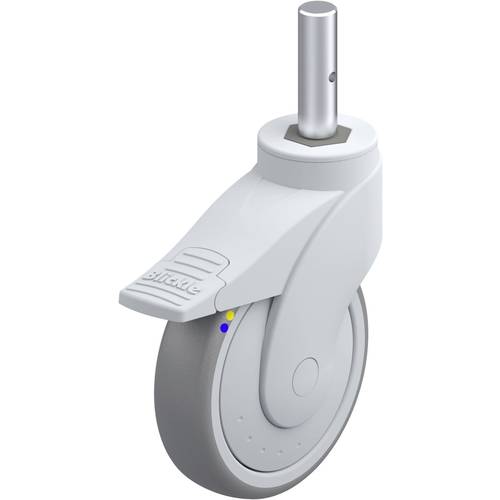 Blickle 849733 LWGXE-TPA 126XKF-FI-ELS-ZAX51 Kunststoff-Lenkrolle Rad-Durchmesser: 125 mm Tragfähigkeit (max.): 80 kg 1 ...