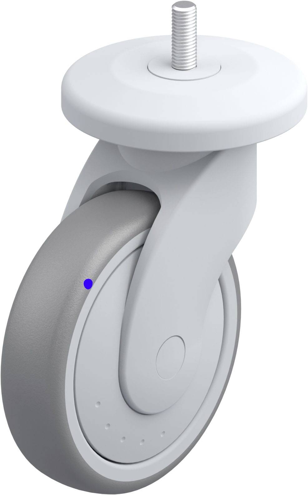 Blickle 849796 LWGX-TPA 126XKF-11-AMGX100 Kunststoff-Lenkrolle Rad-Durchmesser: 125 mm Tragfähigkeit (max.): 110 kg 1 St...