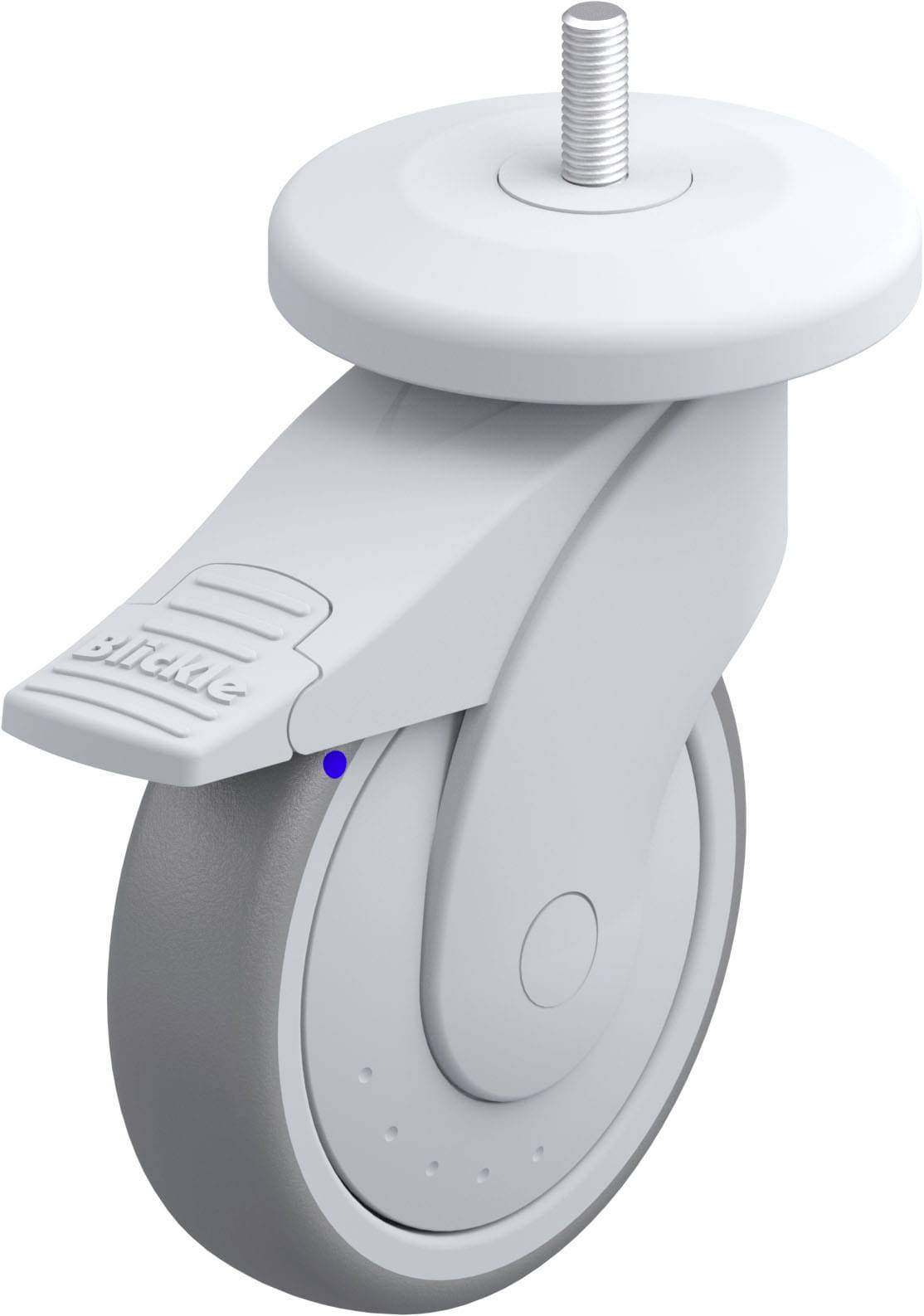 Blickle 849768 LWGX-TPA 126XKF-11-FI-AMGX100 Kunststoff-Lenkrolle Rad-Durchmesser: 125 mm Tragfähigkeit (max.): 110 kg 1...