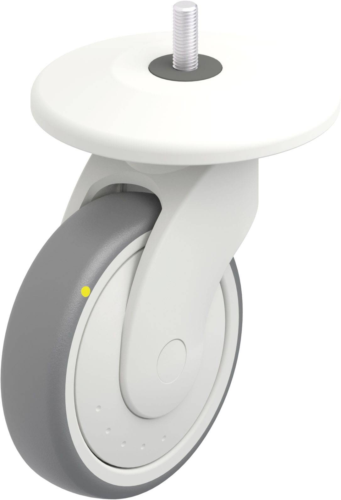 Blickle 849284 LWKE-TPA 126KF-11-ELS-AMW125 Kunststoff-Lenkrolle Rad-Durchmesser: 125 mm Tragfähigkeit (max.): 80 kg 1 S...