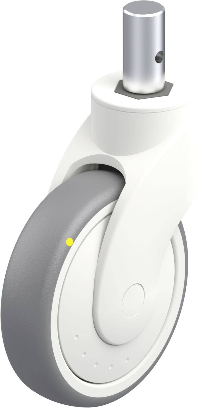 Blickle 743856 LWKE-TPA 126KF-ELS-ZA55 Kunststoff-Lenkrolle Rad-Durchmesser: 125 mm Tragfähigkeit (max.): 80 kg 1 St.