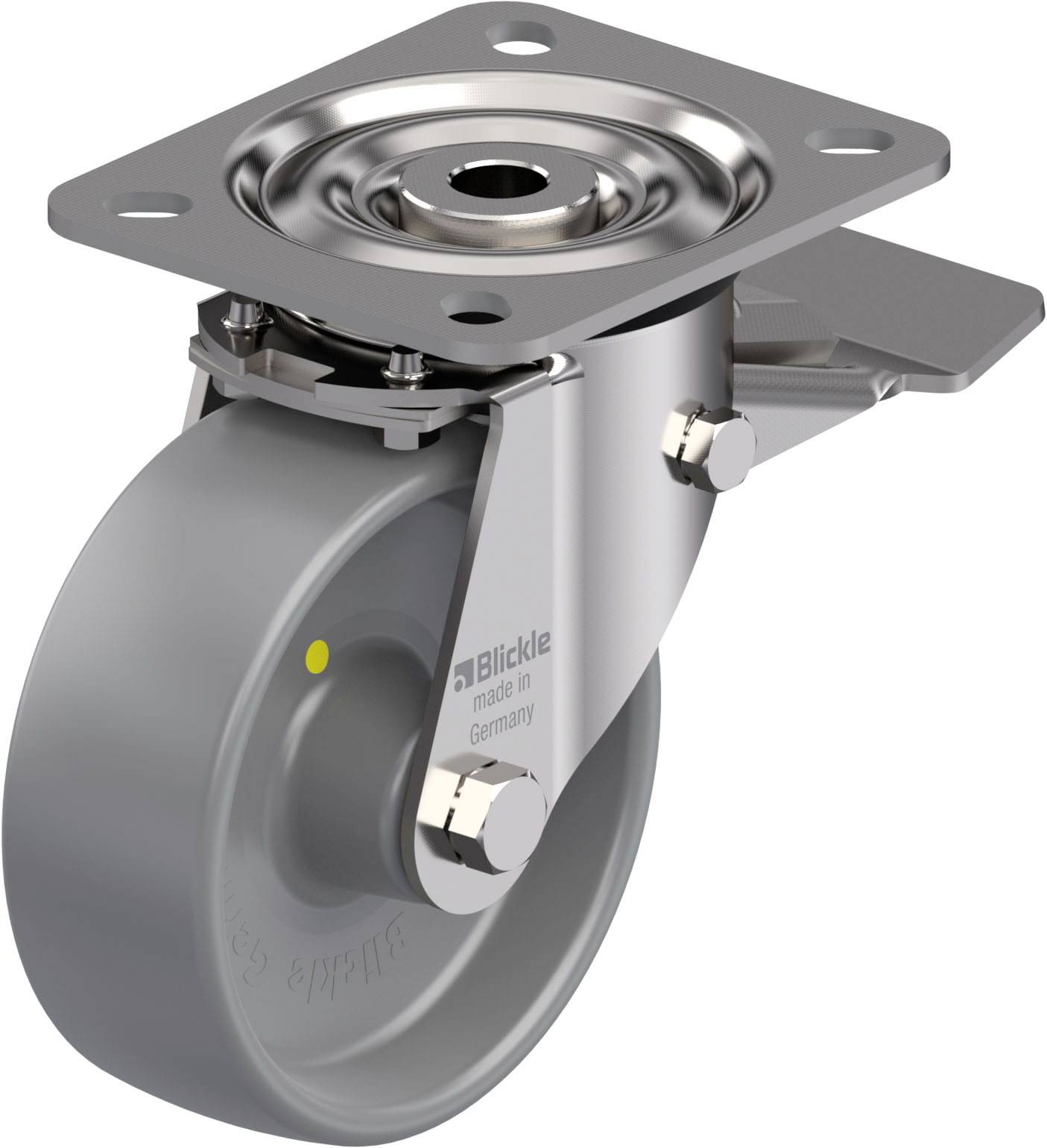 Blickle 945817 LX-PO 100G-ST-ELS Edelstahl-Lenkrolle Rad-Durchmesser: 100 mm Tragfähigkeit (max.): 250 kg 1 St.