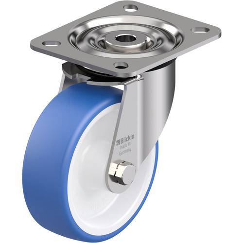 Thumbnail - Blickle 937251 LX-POTHS 100G Edelstahl-Lenkrolle Rad-Durchmesser: 100 mm Tragfähigkeit (max.): 200 kg 1 St.