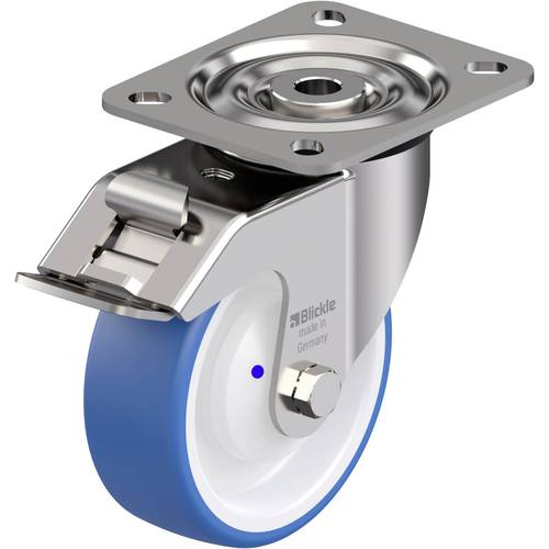 Blickle 937255 LX-POTHS 100XKA-FI Edelstahl-Lenkrolle Rad-Durchmesser: 100 mm Tragfähigkeit (max.): 200 kg 1 St.