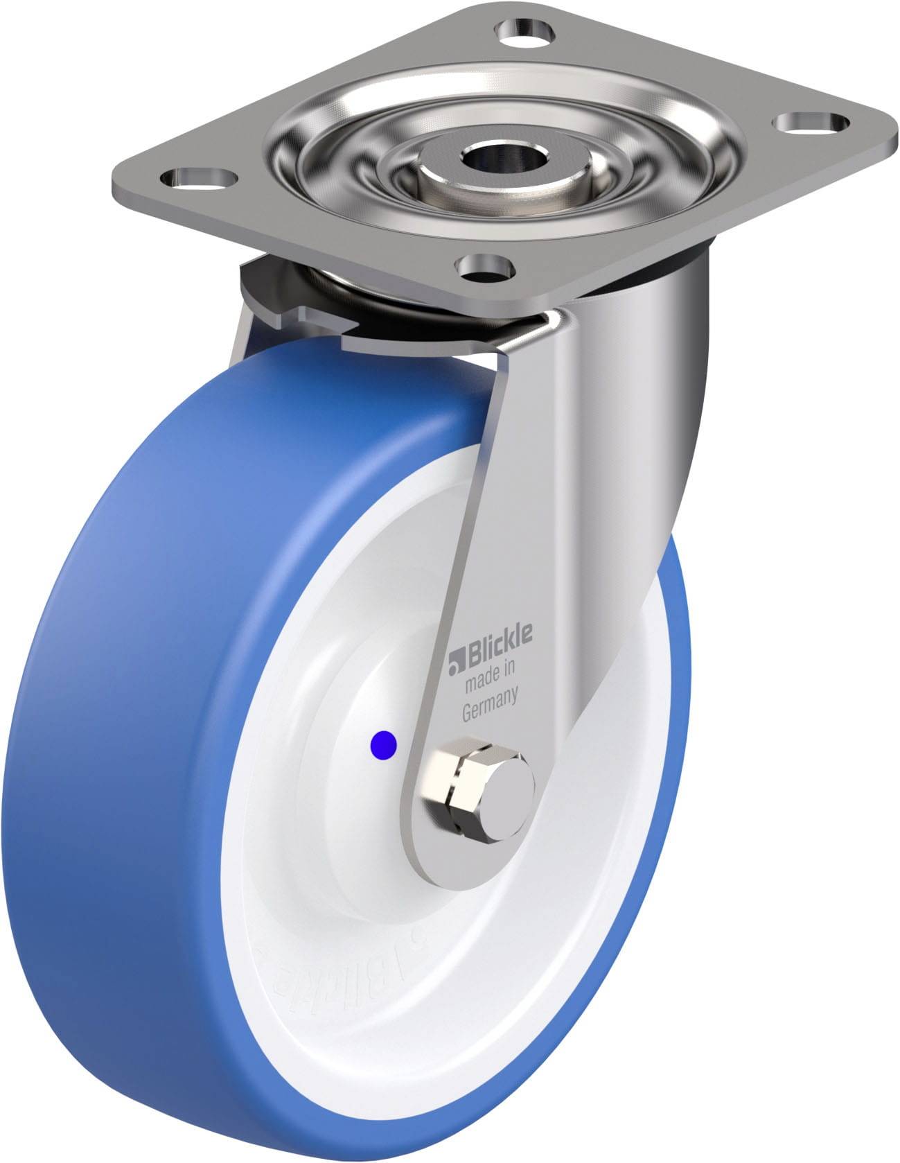 Blickle 937263 LX-POTHS 125XKA Edelstahl-Lenkrolle Rad-Durchmesser: 125 mm Tragfähigkeit (max.): 250 kg 1 St.