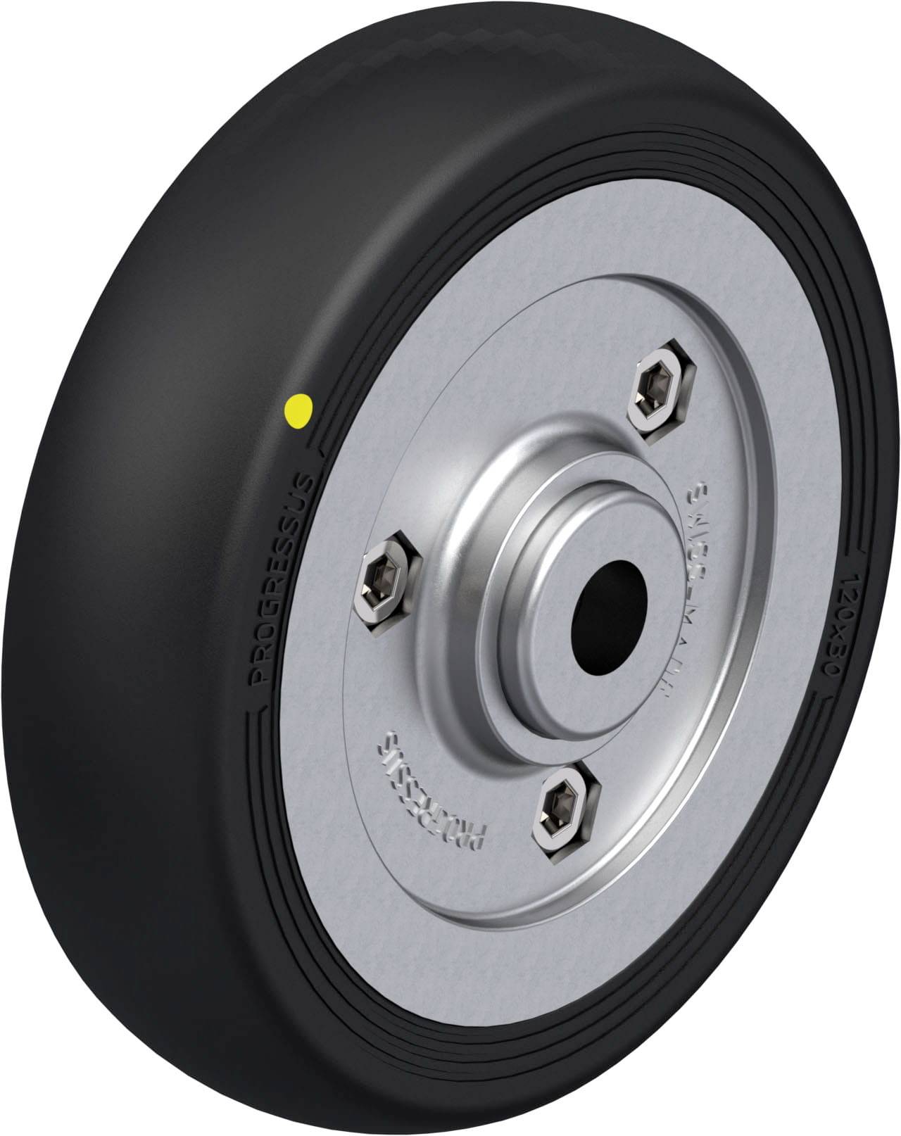 Blickle 899906 PGV 120/12XR-EL Rad Rad-Durchmesser: 120 mm Tragfähigkeit (max.): 150 kg 1 St.