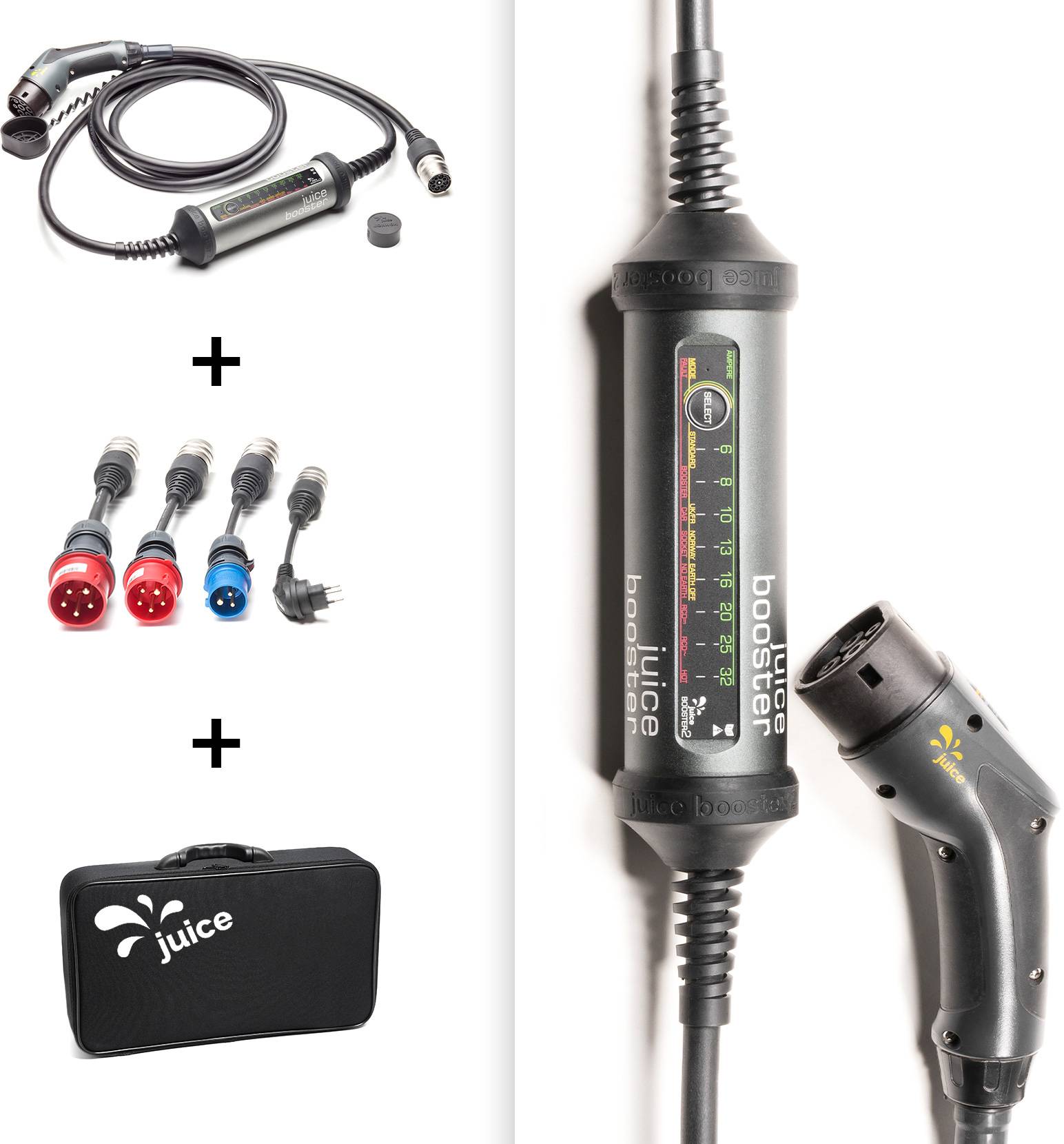 juice technology JUICE BOOSTER 2, Traveller Set | CH Mobile Ladestation Typ 2 Mode 2 32 A 22 kW keine-0