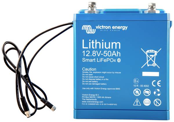 Victron LiFePO4 Batterie 640Wh 12,8V/50Ah Smart