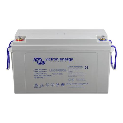 Thumbnail - Victron Energy Blei Kohlenstoff 12V/100Ah BAT612110081 Bleiakku 12 V 100 Ah Blei-Carbon (B x H x T) 410 x 225 x 172 mm M...