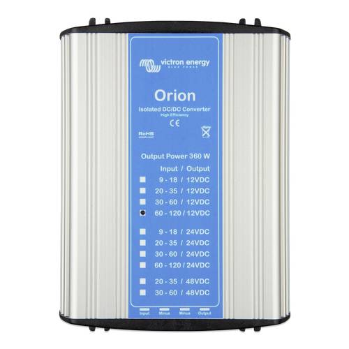 Thumbnail - Victron Energy Orion 110/24-15A DC/DC-Wandler 110 V - 12.5 V, 24 V/15 A 360 W