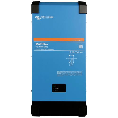 Thumbnail - Victron Energy Wechselrichter MultiPlus 12/2000/80-32 230V VE.Bus 2000 W - 230 V integrierter Laderegler