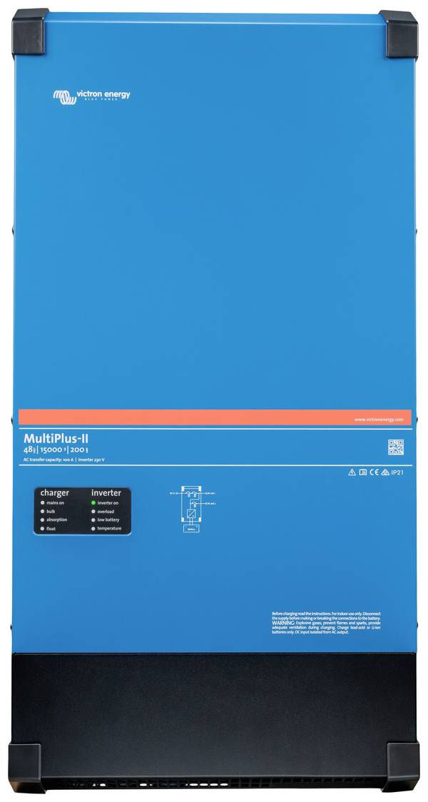 Victron Energy Wechselrichter MultiPlus-II 48/15000/200-100 15000 W 48 V - 230 V integrierter Laderegler