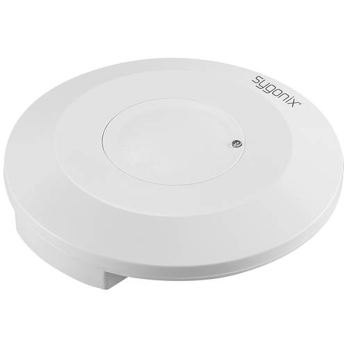 Sygonix SY-6118228 Decke, Aufputz HF-Bewegungsmelder 360 ° Relais Weiß