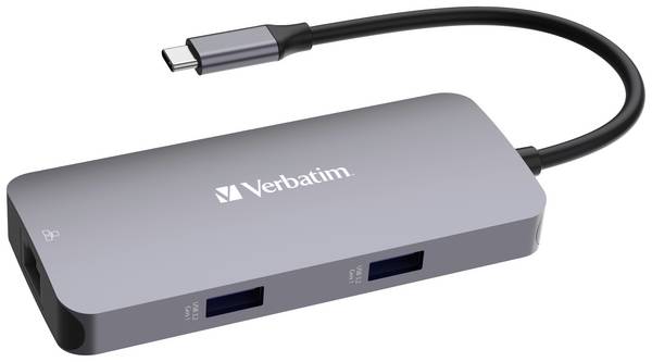 Verbatim CMH 05 - Hub - 1 x HDMI + 1 x USB-C (Spannungsversorgung)