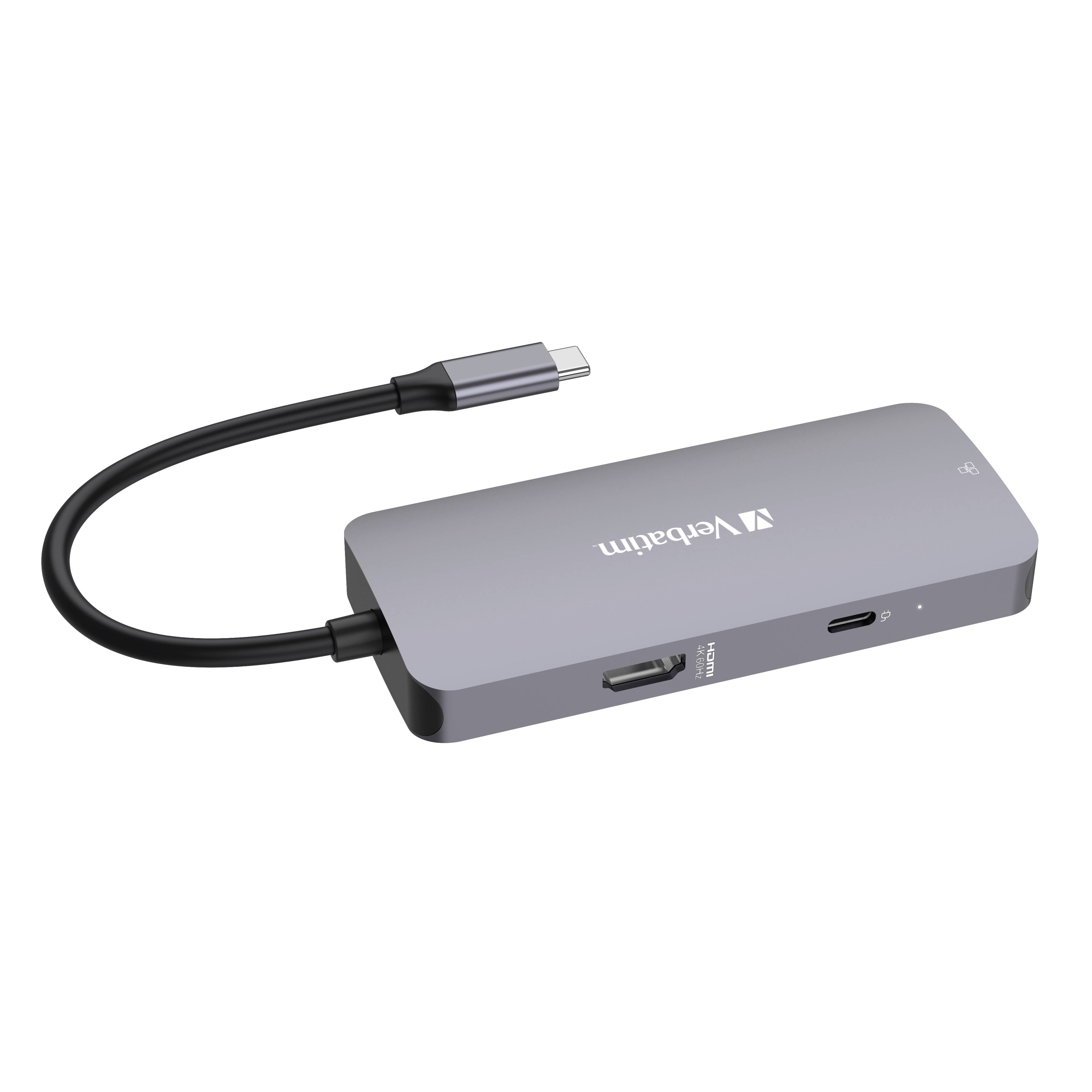 Verbatim CMH 05 - Hub - 1 x HDMI + 1 x USB-C (Spannungsversorgung)-4
