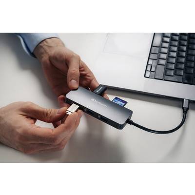 Verbatim 32152 USB-Hub 9 Port HDMI®, microSD, RJ45, SD, USB-A (USB 3.2 Gen 1), USB-A (USB 3.2 Gen 1), USB-A (USB 3.2 Gen-9