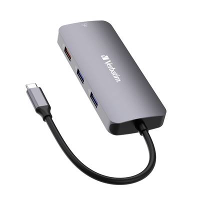 Verbatim 32152 USB-Hub 9 Port HDMI®, microSD, RJ45, SD, USB-A (USB 3.2 Gen 1), USB-A (USB 3.2 Gen 1), USB-A (USB 3.2 Gen-2