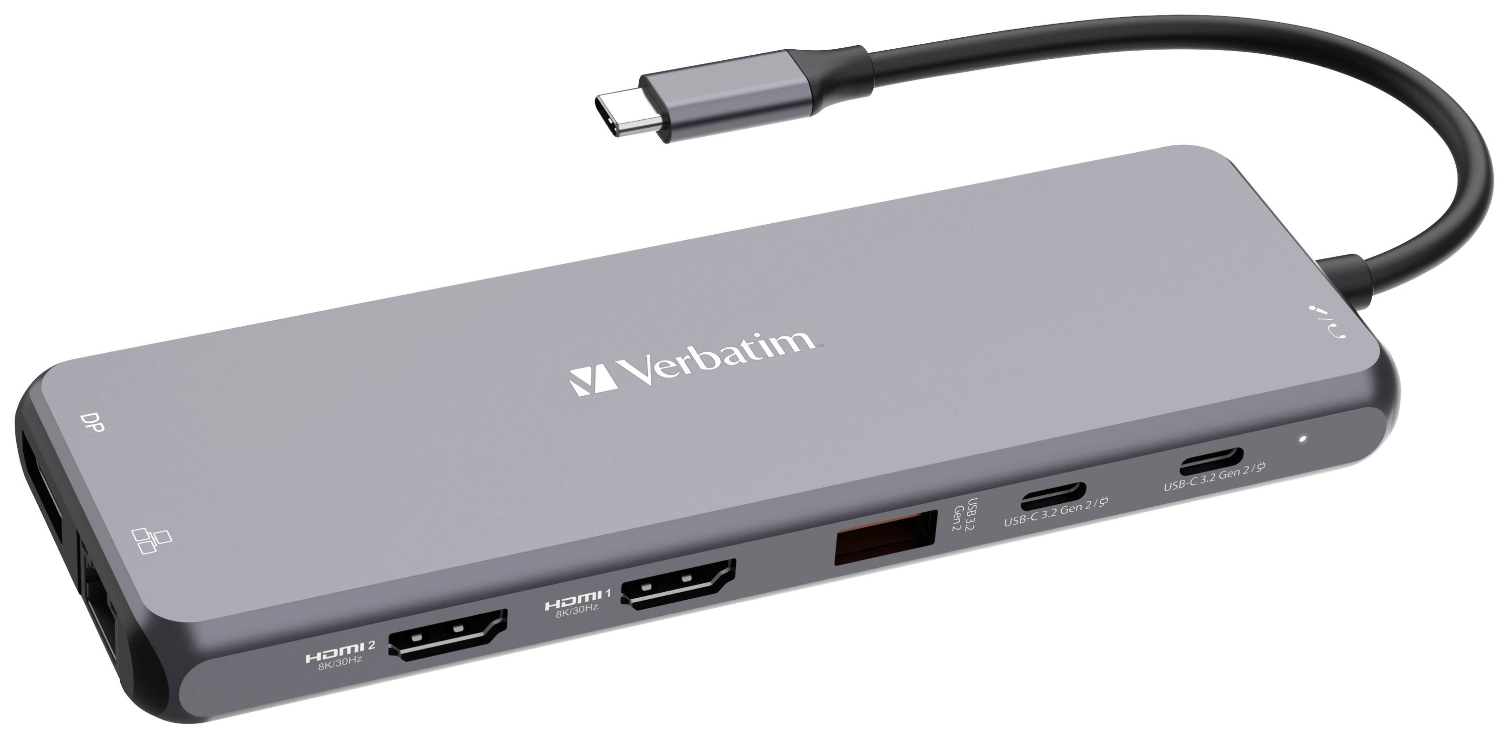 Verbatim CMH 13 - Hub - 2 x HDMI + 2 x USB-C (Spannungsversorgung)-0