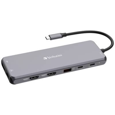 Verbatim CMH 13 - Hub - 2 x HDMI + 2 x USB-C (Spannungsversorgung)-0