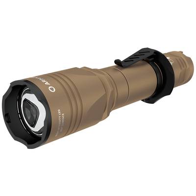 ArmyTek Dobermann Pro Magnet USB Sand Warm LED Taschenlampe mit Handschlaufe, mit Holster akkubetrieben 1400 lm 164 g