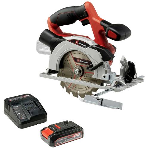 Einhell TE-CS 18/150 Li Akku-Handkreissäge Schnitttiefe max. (90°) 48 mm inkl. Akku, inkl. Ladegerät 18 V 2.5 Ah