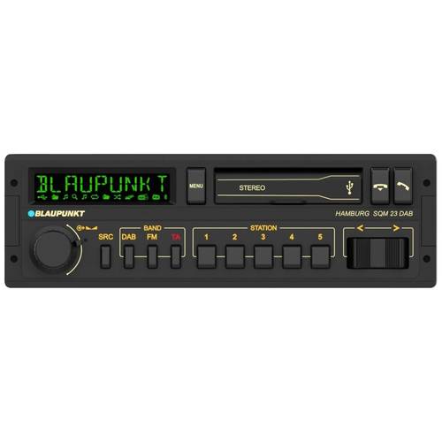 Thumbnail - Blaupunkt Hamburg SQM 23 DAB Autoradio DAB+ Tuner, Retro Design, Anschluss für Lenkradfernbedienung, Bluetooth®-Freispre...
