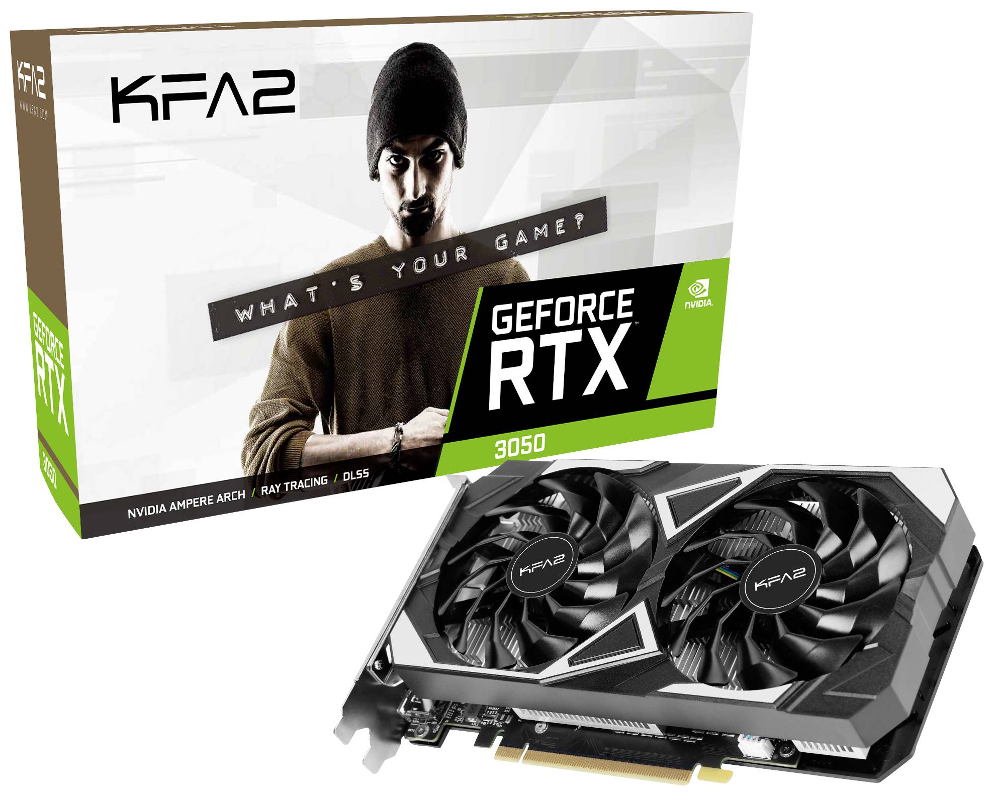 KFA2 GeForce RTX 3050 EX 1-Click OC 6GB