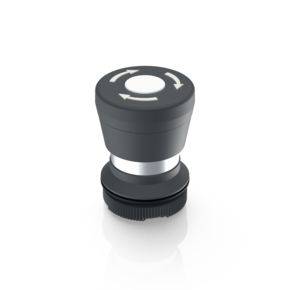 RAFI 1.30.276.001/2200 RAFIX 22 FS Pilzdrucktaster rastend (L x B x H) 29.8 x 29.8 x 42.1 mm 1 St.