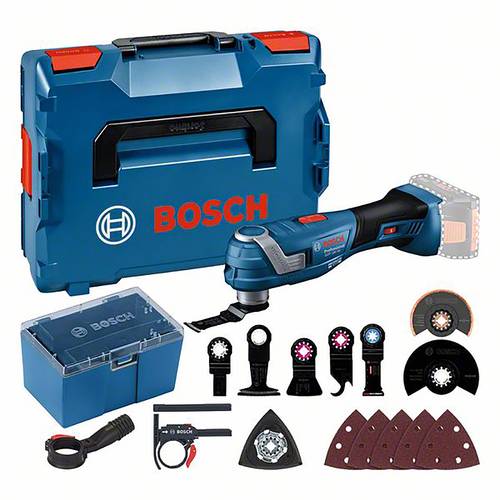 Bosch Professional GOP 18V-34 06018G2002 Akku-Multifunktionswerkzeug ohne Akku, ohne Ladegerät, mit Zubehör, inkl. Koffe...