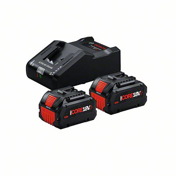 Bosch Professional 1600A02X03 2 x ProCORE18V+ 8.0Ah + GAL 18V-160 Werkzeug-Akku und Ladegerät  18 V 8.0 Ah Li-Ion