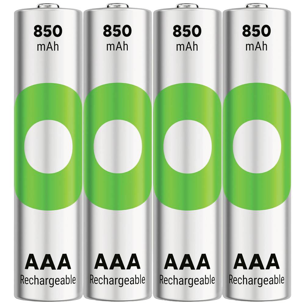 GP Batteries ReCyko Oplaadbare AAA batterij (potlood) NiMH 850 mAh 1.2 V 4 stuk(s)