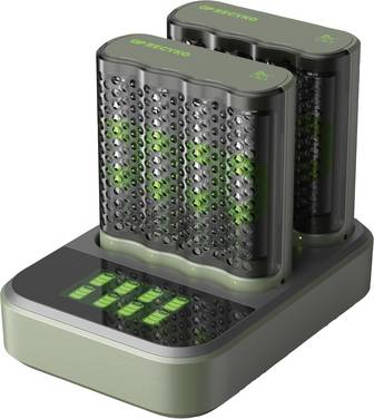 GP M452 Dockingstation Rundzellen-Ladegerät NiMH Micro (AAA), Mignon (AA)