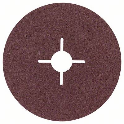 Ein rundes Schleifpapier mit einem Kreuz-Schlitz in der Mitte, das für Elektrowerkzeuge zur Oberflächenbearbeitung verwendet wird.