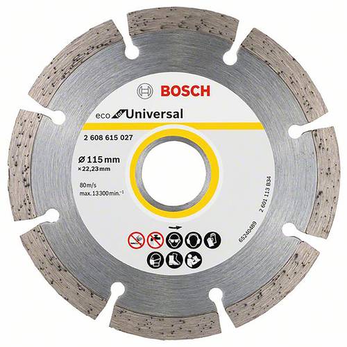 Bosch Accessories 2608615027 2608615027 Diamanttrennscheibe 115 mm 1 St. Beton, Ziegel, Kalkstein, Dachziegel