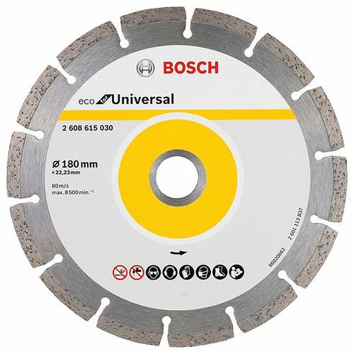 Thumbnail - Bosch Accessories 2608615030 2608615030 Diamanttrennscheibe 180 mm 1 St. Beton, Ziegel, Kalkstein, Dachziegel